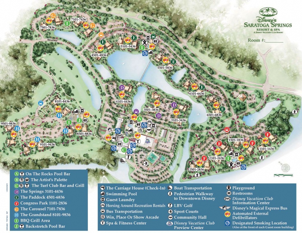 Saratoga Springs Map. Based On Location To Bus, Pool, Carriage House - Map Of Disney Springs Florida