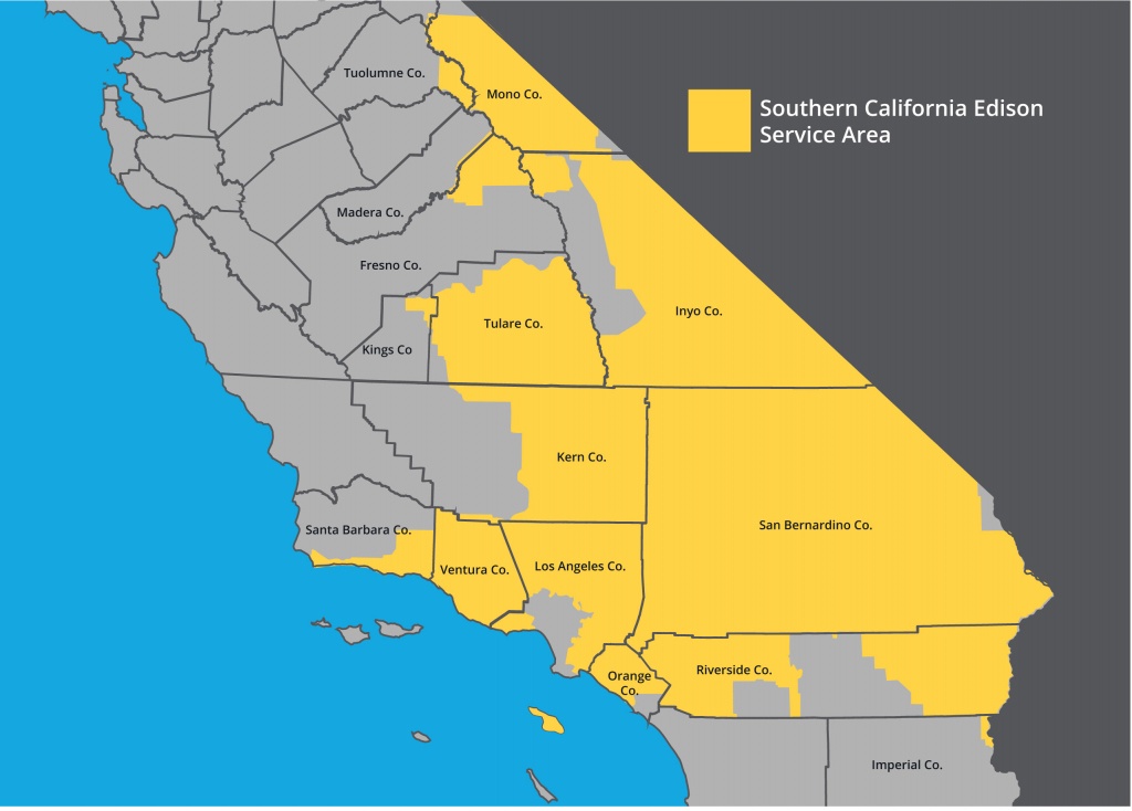 Sce Territory Map | Leadership | Who We Are | About Us | Home - Sce - California Utility Map
