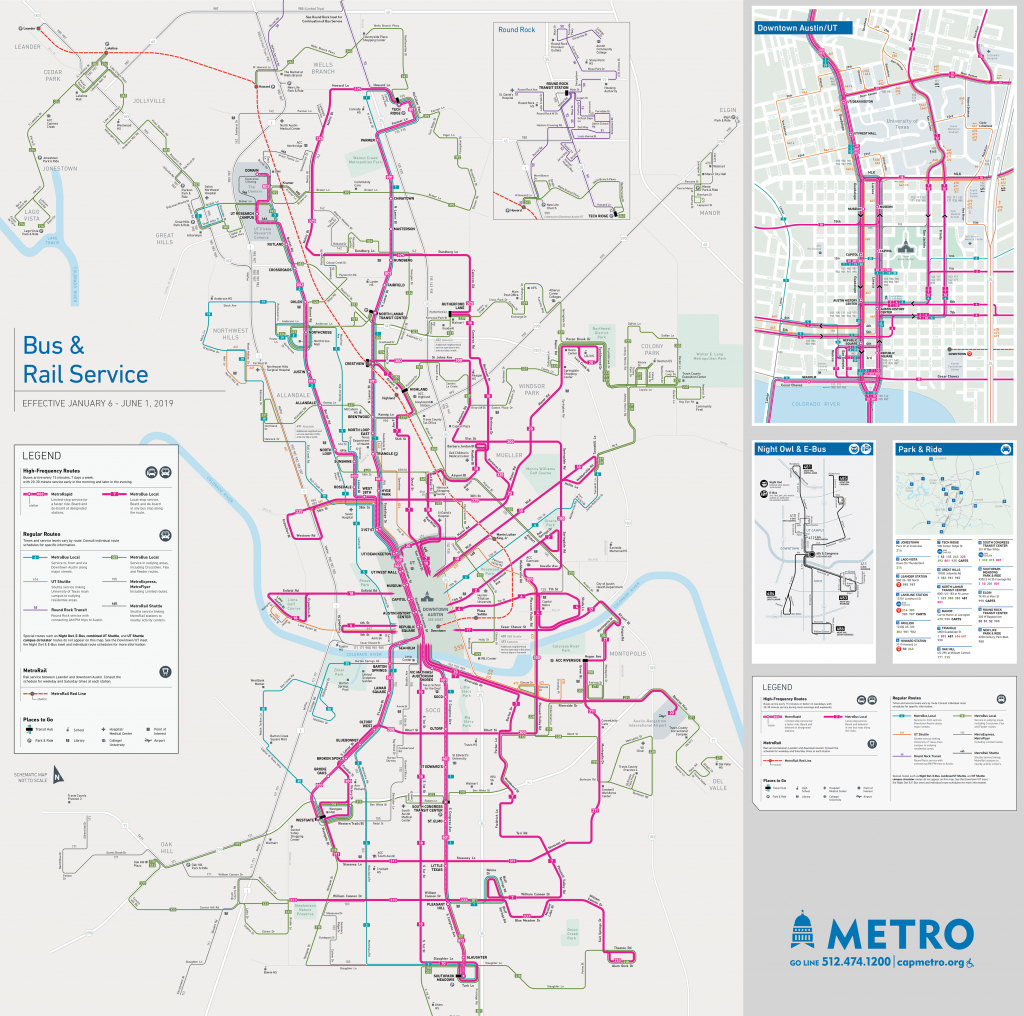 Schedules And Maps - Capital Metro - Austin Public Transit - Round Rock Texas Map