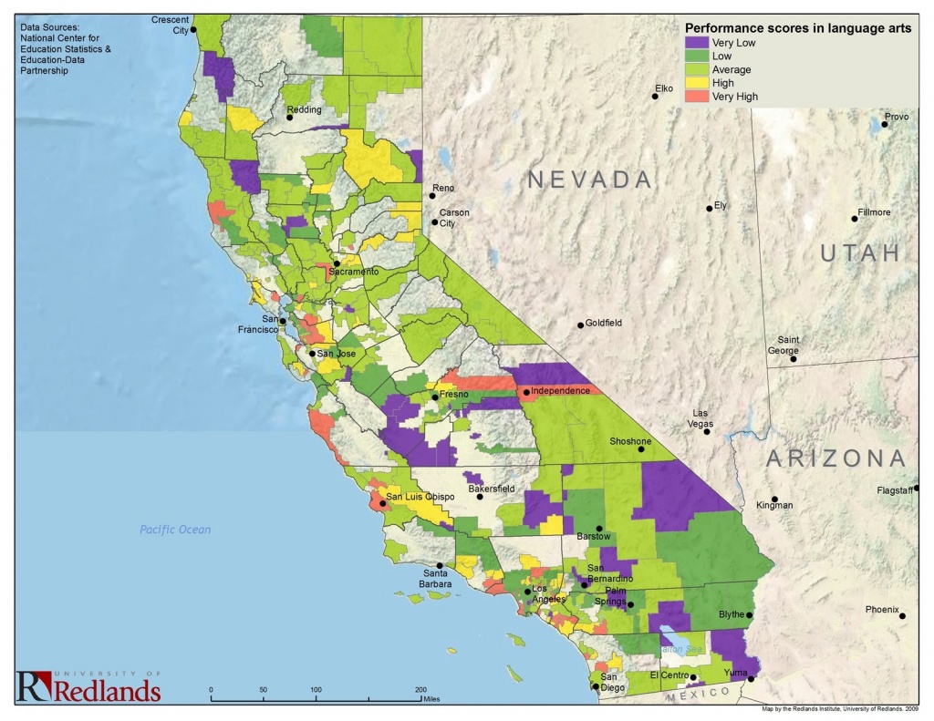 School District Map Southern California – Chicagoredstreak In Map Of - California School Districts Map