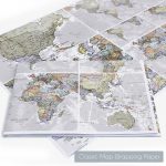 Scratch The World® Black Map Print With Coinmaps International   Printable Map Paper