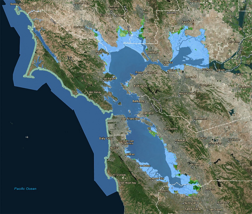 Sea Level Rise In Bay Area Is Going To Be Much More Destructive Than - California Sea Level Rise Map