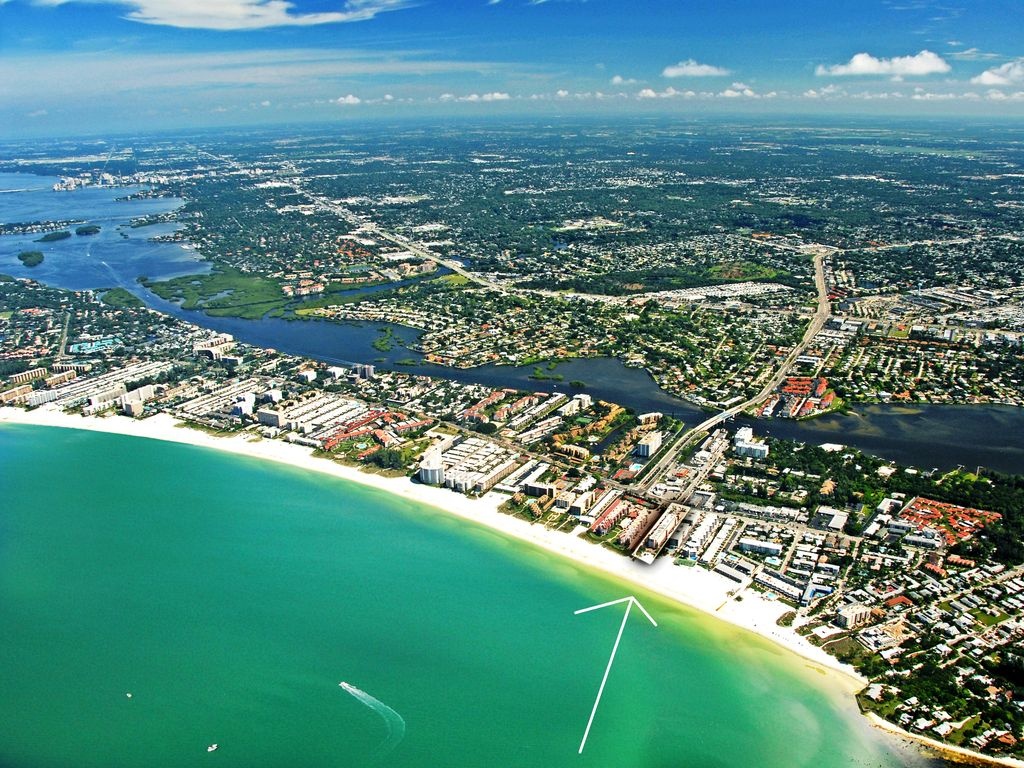 Sea Shell - Siesta Key Beachfront Vacation Condo Complex On - Map Of Siesta Key Florida Condos
