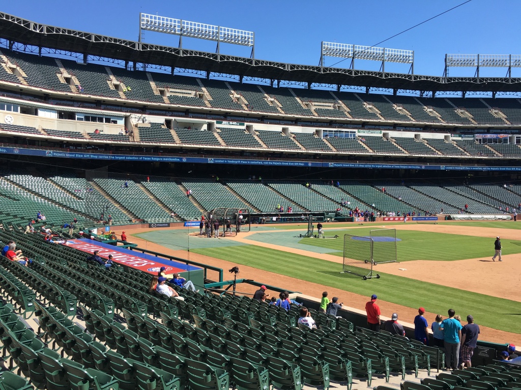 Seat Selector — Rangerfans - Texas Rangers Ballpark Seating Map
