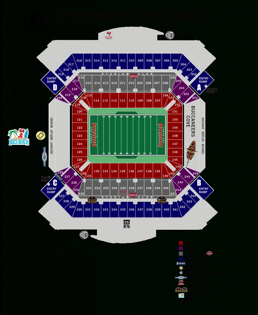 seating information - raymond james stadium - university
