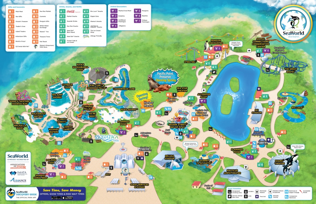 Seaworld Orlando Map Printable Printable Maps
