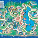 Seaworld Orlando Theme Park Map   Orlando Fl • Mappery | Aquariums   Disney World Florida Map 2018