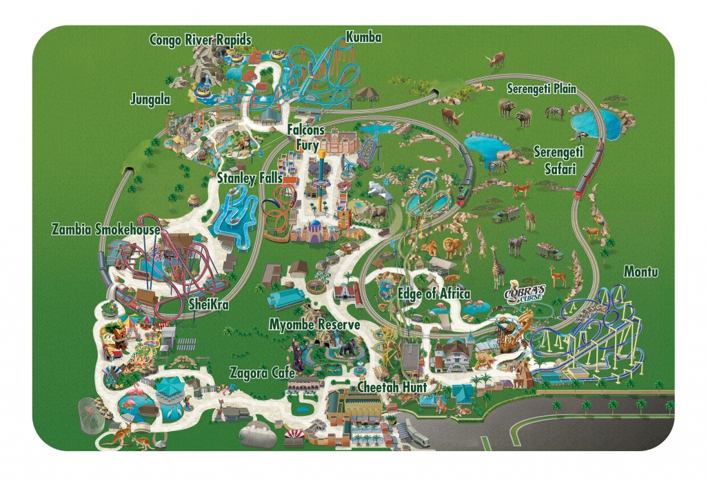 Seaworld Parks &amp;amp; Entertainment | Know Before You Go | Busch Gardens - Busch Gardens Florida Map