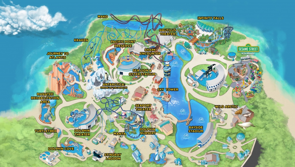 Seaworld Parks &amp;amp; Entertainment | Know Before You Go | Seaworld - Florida Sea World Map