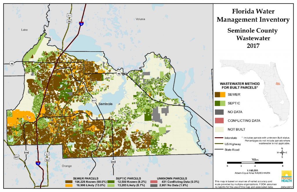 Seminole Florida Water Management Inventory Summary | Florida - Map Of ...