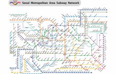 Seoul Subway Metro Map English Version (Updated) - Printable Seoul Subway Map