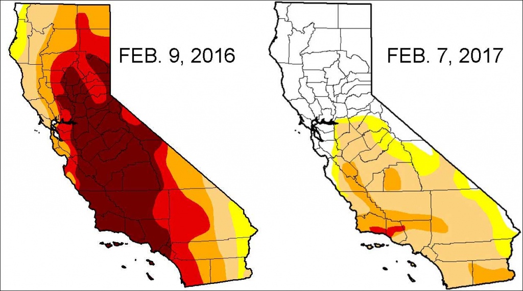 Severe Drought Down To 11 Percent In California - Nbc Southern - California Drought 2017 Map