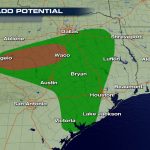 Severe Storms, Tornadoes, And Flooding Threats In Texas   Weathernation   Waco Texas Weather Map