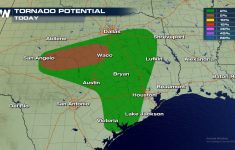 Severe Storms, Tornadoes, And Flooding Threats In Texas - Weathernation - Waco Texas Weather Map