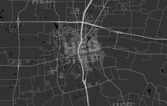 Sherman, Texas - Area Map - Dark | Hebstreits Sketches - Sherman Texas Map