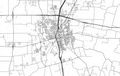 Sherman, Texas - Area Map - Light | Hebstreits Sketches - Sherman Texas Map