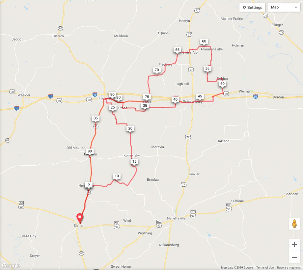 Shiner Gasp Shiner Texas Map Printable Maps