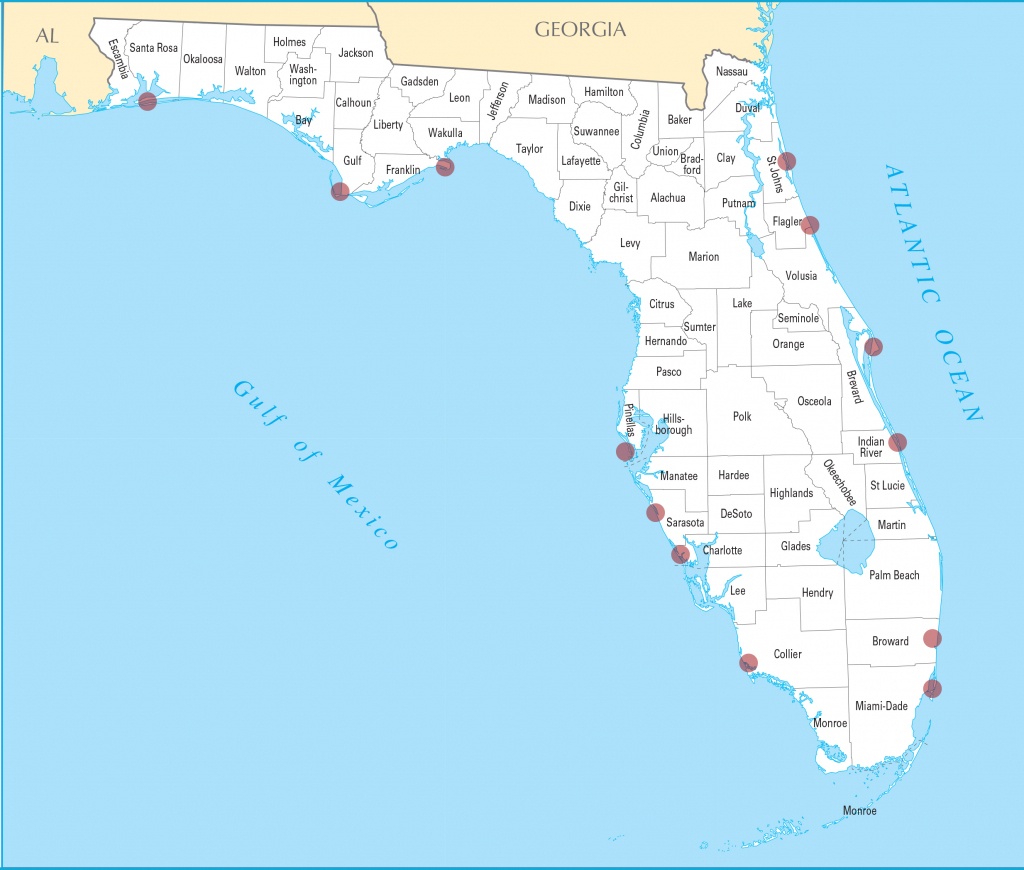 Shrinking Shores: Florida Sand Shortage Leaves Beaches In Lurch - Naples Florida Beaches Map
