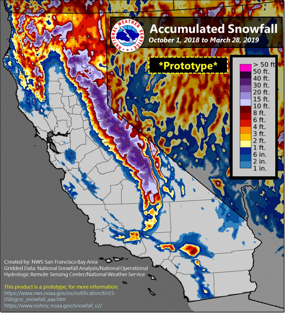Sierra Nevada Snowpack At 162 Percent Of Normal California Water California Snowpack Map 