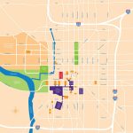 Simplified Map Of Downtown Indianapolis. It's So Easy To Get Around   Downtown Indianapolis Map Printable