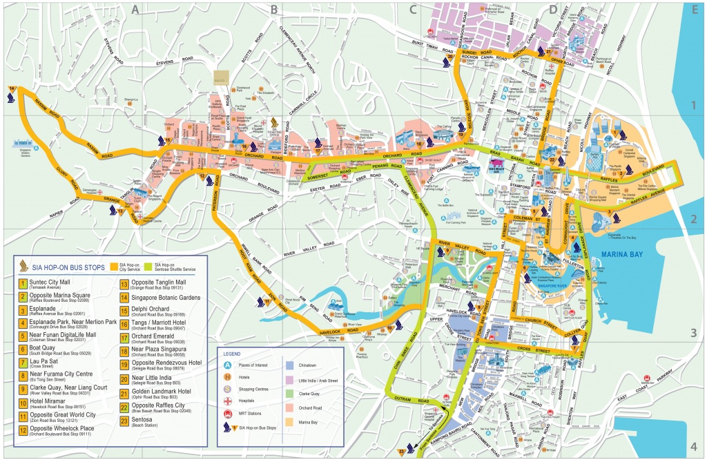 Singapore Map - Detailed City And Metro Maps Of Singapore For - Singapore City Map Printable