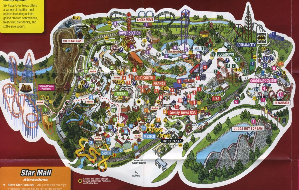 Six Flags Over Texas Map | Business Ideas 2013 - Printable Six Flags Over Georgia Map