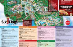 Six Flags St. Louis Park Map - Six Flags Map California 2018