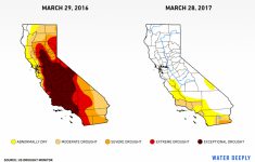 Six Images Show What Happened To California's Drought — Water Deeply - California Drought 2017 Map