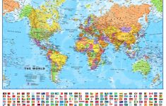 Small Printable World Map | Europe Centred Maps International - Small World Map Printable