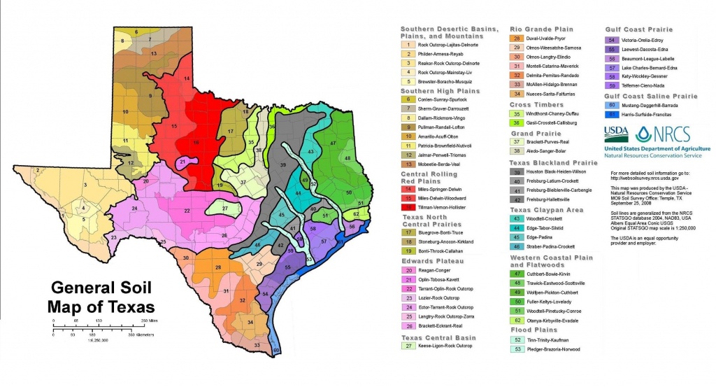 Soil Conditions - Texas Soil Map