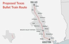 Some Texans Dodge Bullet Train, Others Are Square In Its Path | The - Texas High Speed Rail Map