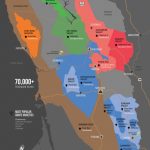 Sonoma Wine Map (Poster) | Wine Folly   California Wine Map Poster
