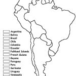 South America Unit W/ Free Printables | Homeschooling | Spanish   Free Printable Map Of Chile