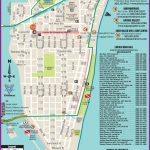 South Beach Restaurant And Sightseeing Map | Miami | South Beach   Map Of South Florida Beaches