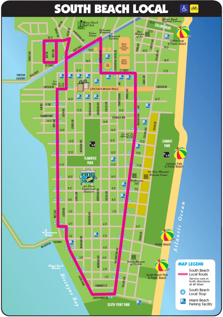 South Beach Tourist Map - Miami Beach Florida • Mappery - South Beach Florida Map