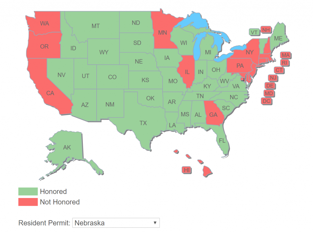 South Carolina Adds Ne And Mn To List Of Ccw Reciprocity States - Florida Concealed Carry Reciprocity Map