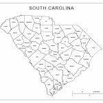 South Carolina Labeled Map   Printable Map Of South Carolina