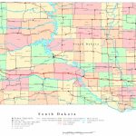 South Dakota Printable Map   Printable Map Of South Dakota