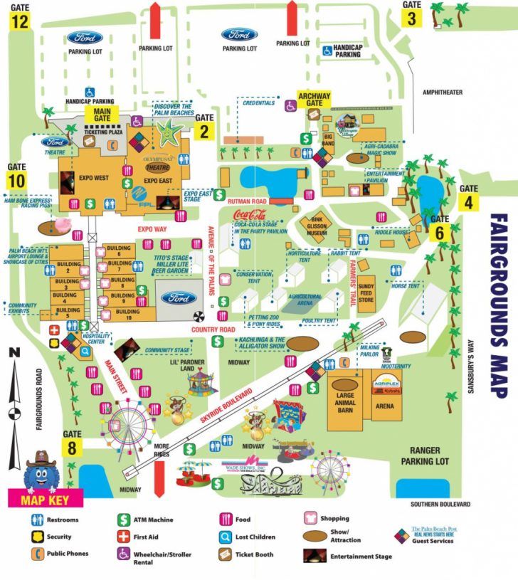 South Florida Fairgrounds Map ~ Cinemergente - Florida State ...