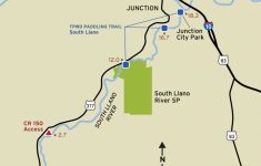 South Llano River Fishing - Junction Texas Map