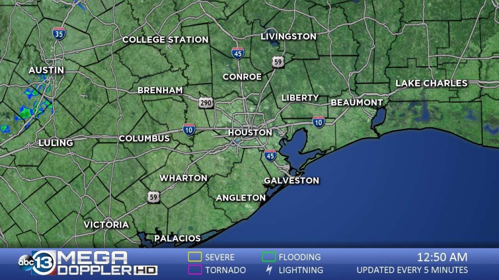 Southeast Texas Radar | Abc13 - Texas Forecast Map