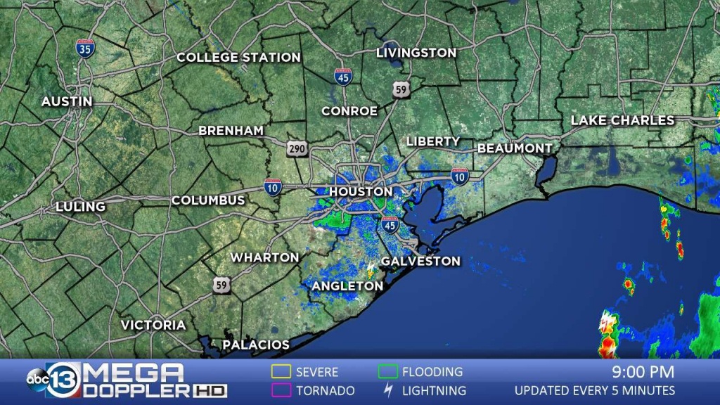 Southeast Texas Radar | Abc13 - Texas Weather Map Today