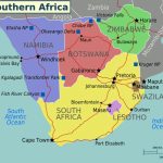 Southern Africa Map, Map Of Southern Africa, Printable Southern   Printable Map Of South Africa