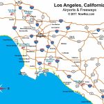 Southern California Airports Map Elegant Los Angeles Freeway Map For   Southern California Airports Map