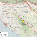 Southern California Earthquake Map – Temblor   Map Of Southern California