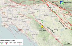 Southern-California-Earthquake-Map – Temblor - Map Of Southern California