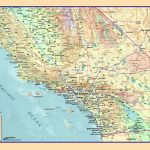 Southern California Wall Map   California Pictures Map