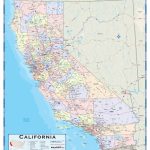 Southern California Wall Map | Sitedesignco   Southern California Wall Map