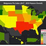 Southern States Top Walgreens Flu Index™ For Overall Flu Activity   Texas Flu Map 2017