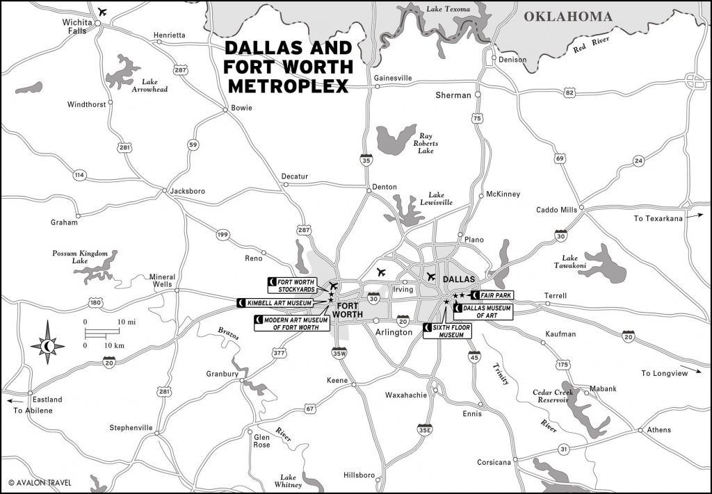 Southwest And Texas | Maps | Dallas Map, Map, Travel Maps - Printable Map Of Dallas Fort Worth Metroplex
